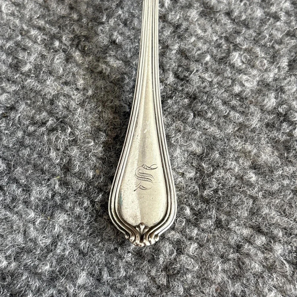 Towle Paul Revere Sterling Silver Teaspoon  .925 Monogram S 1906 Pattern